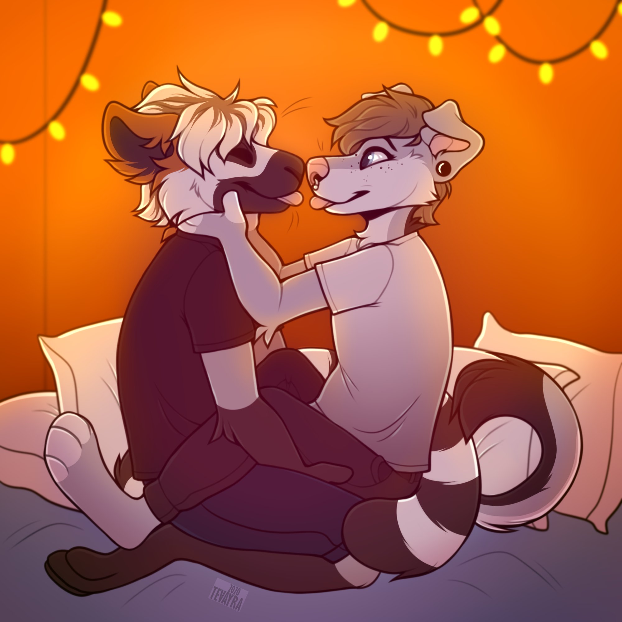 Cute furry couple art