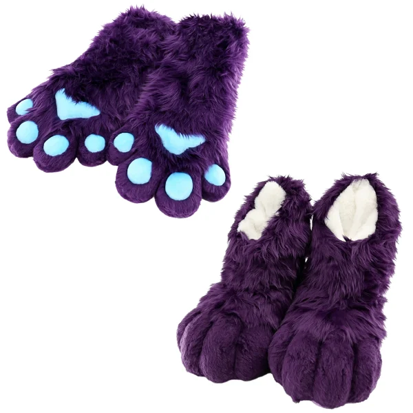 Frostbite Grape Fursuit Paws Set