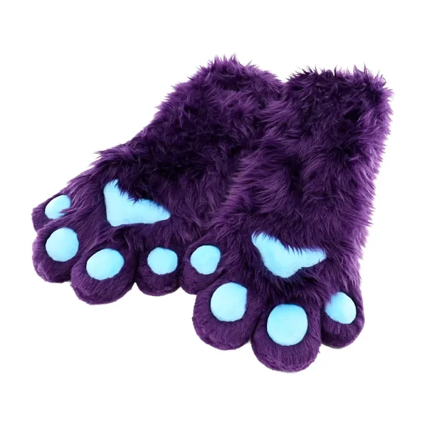 Frostbite Grape Fursuit Hand Paws